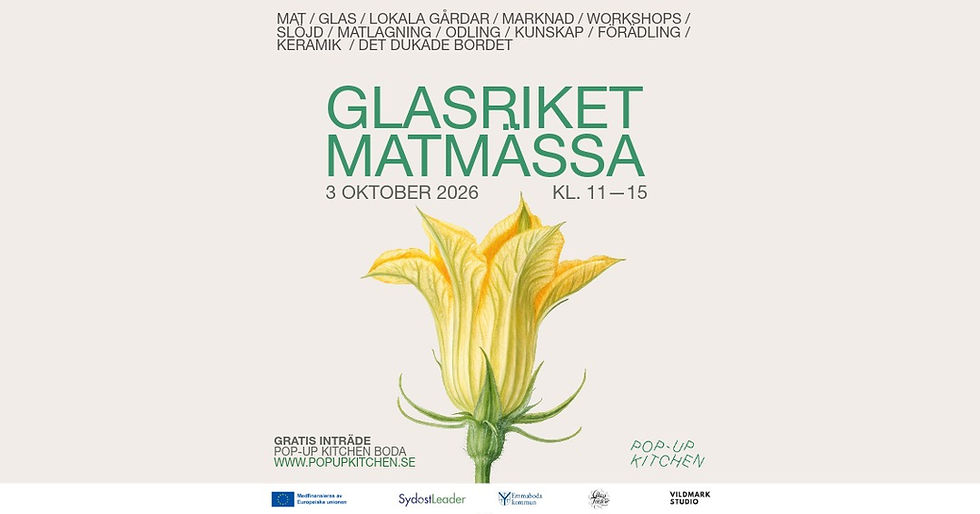 Glasriket Matmässa 2026 - Save the Date!