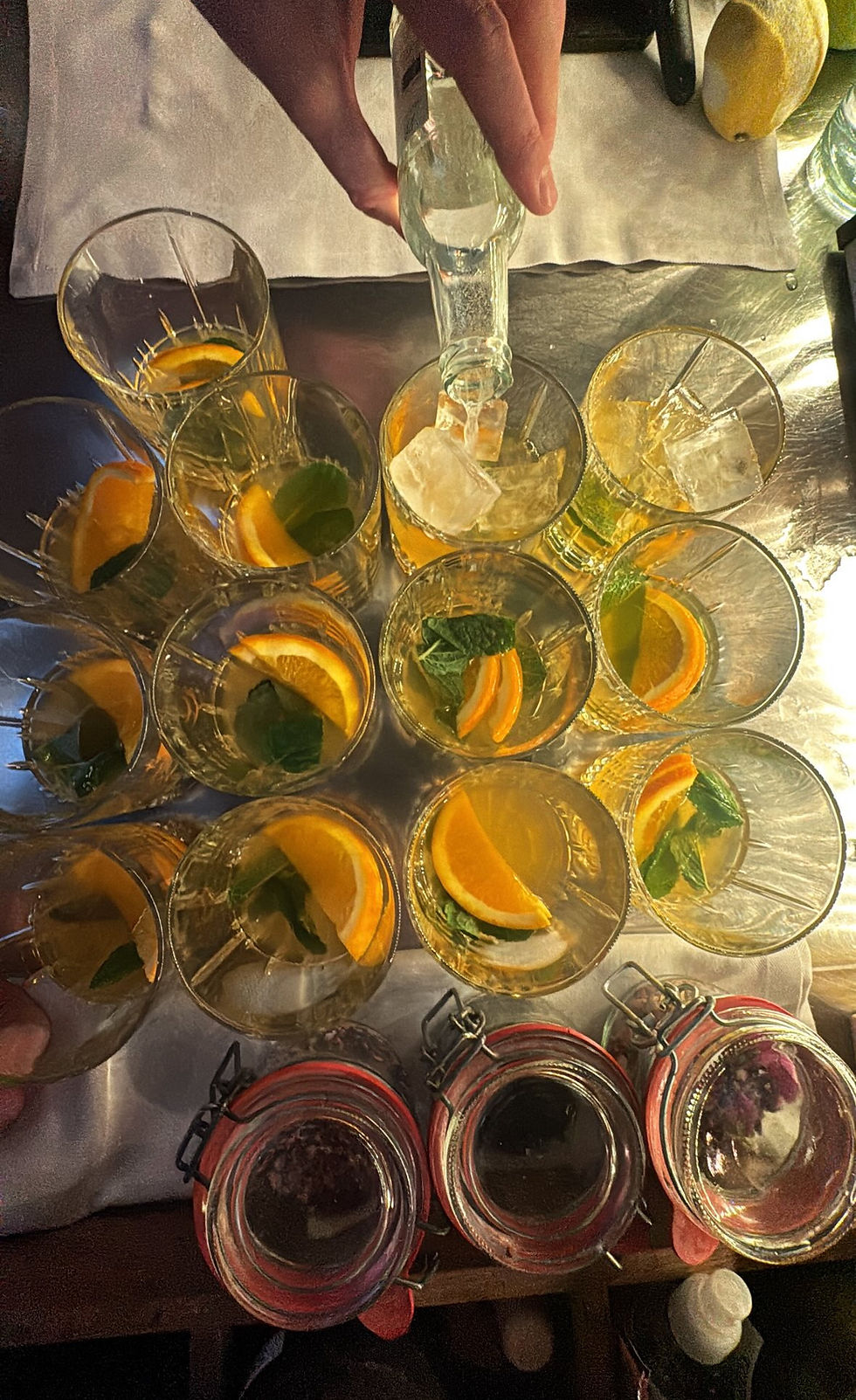 Steams Drink preppas för besökarna