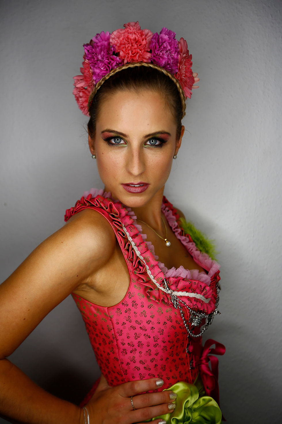 Dirndl Apfel-Kirsch