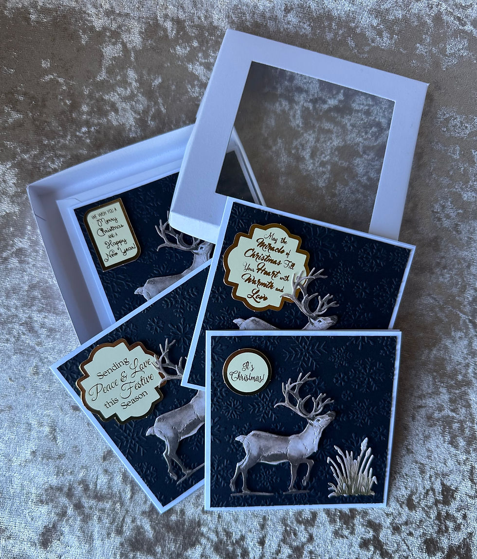 Stag - set of 4