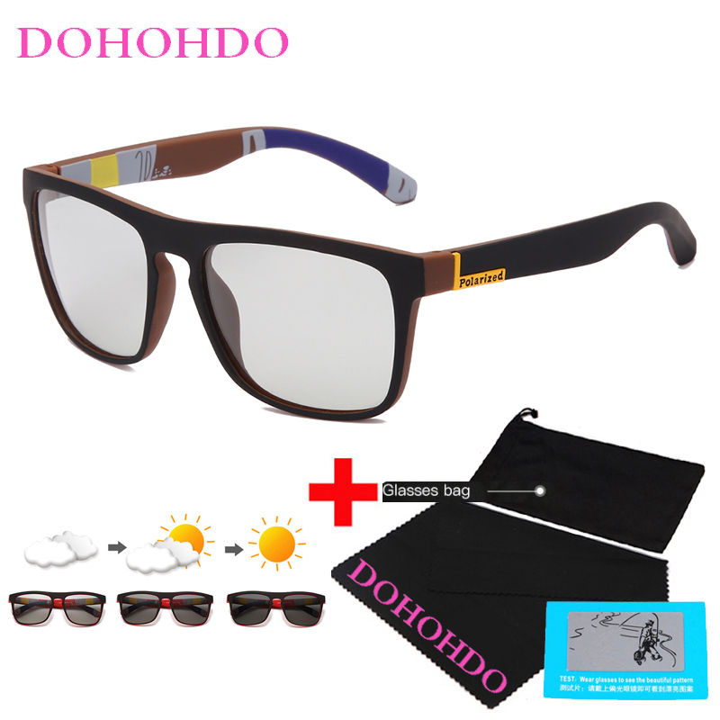 Miniatura: DOHOHDO Photochromic Sunglasses Men 2022 New Classic Luxury Polarized Brand Desi