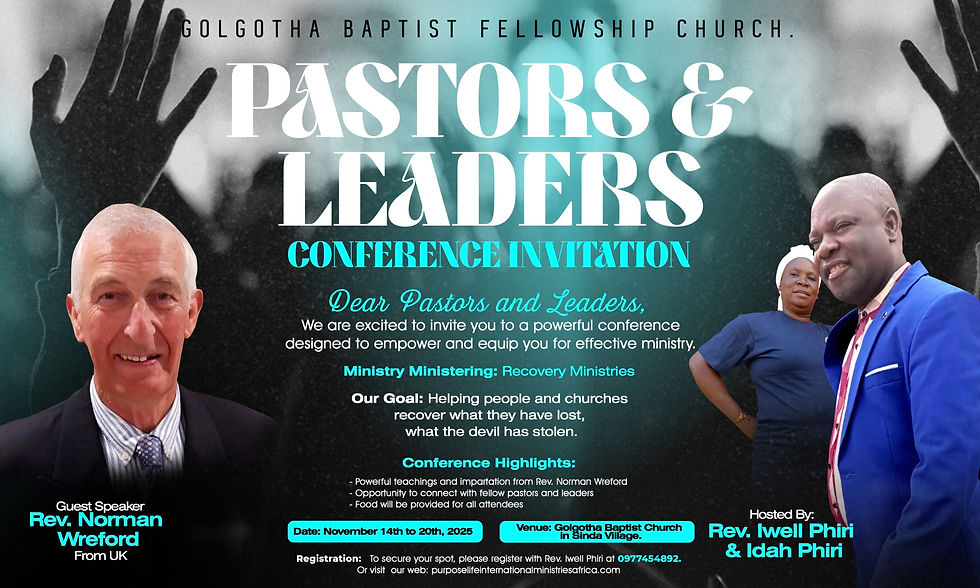pastors and Leaders conference meeting