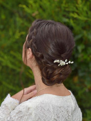 Bridal updo hairstyle