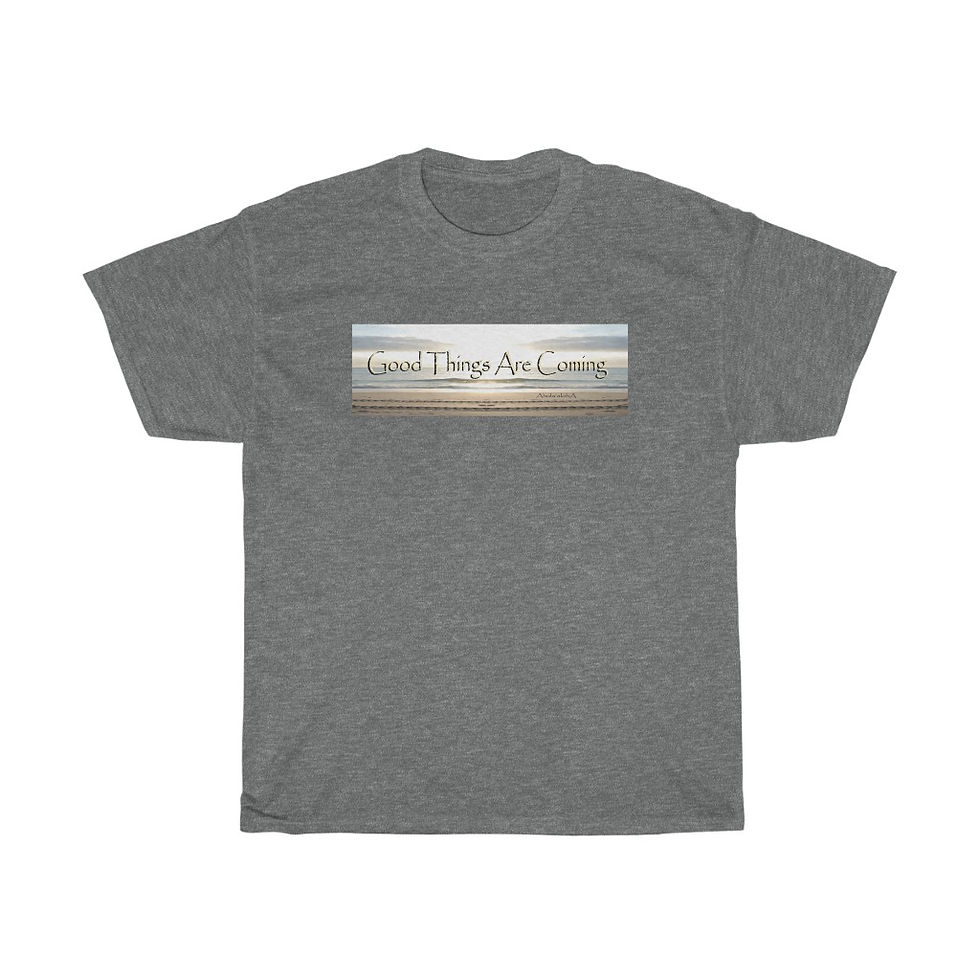 Thumbnail: Good Things Are Coming Ahola'alohA Unisex Heavy Cotton Tee