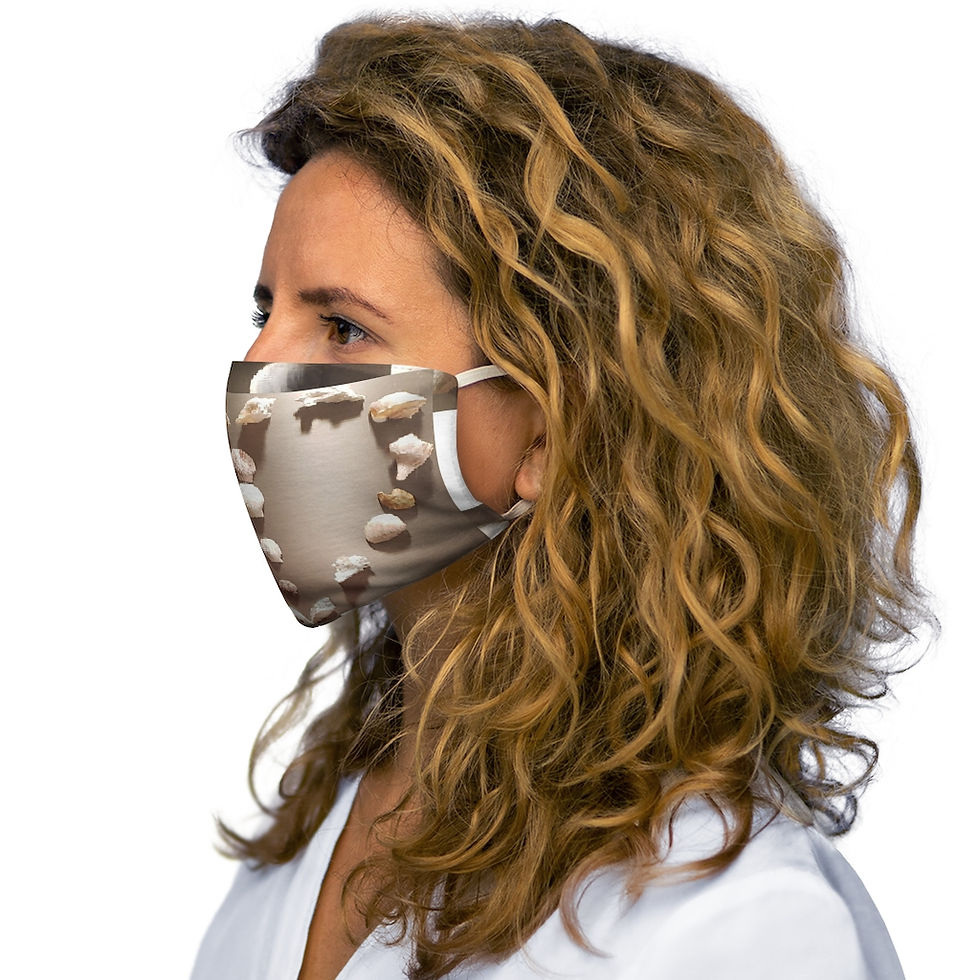 Thumbnail: Shell Heart Snug-Fit Polyester Face Mask