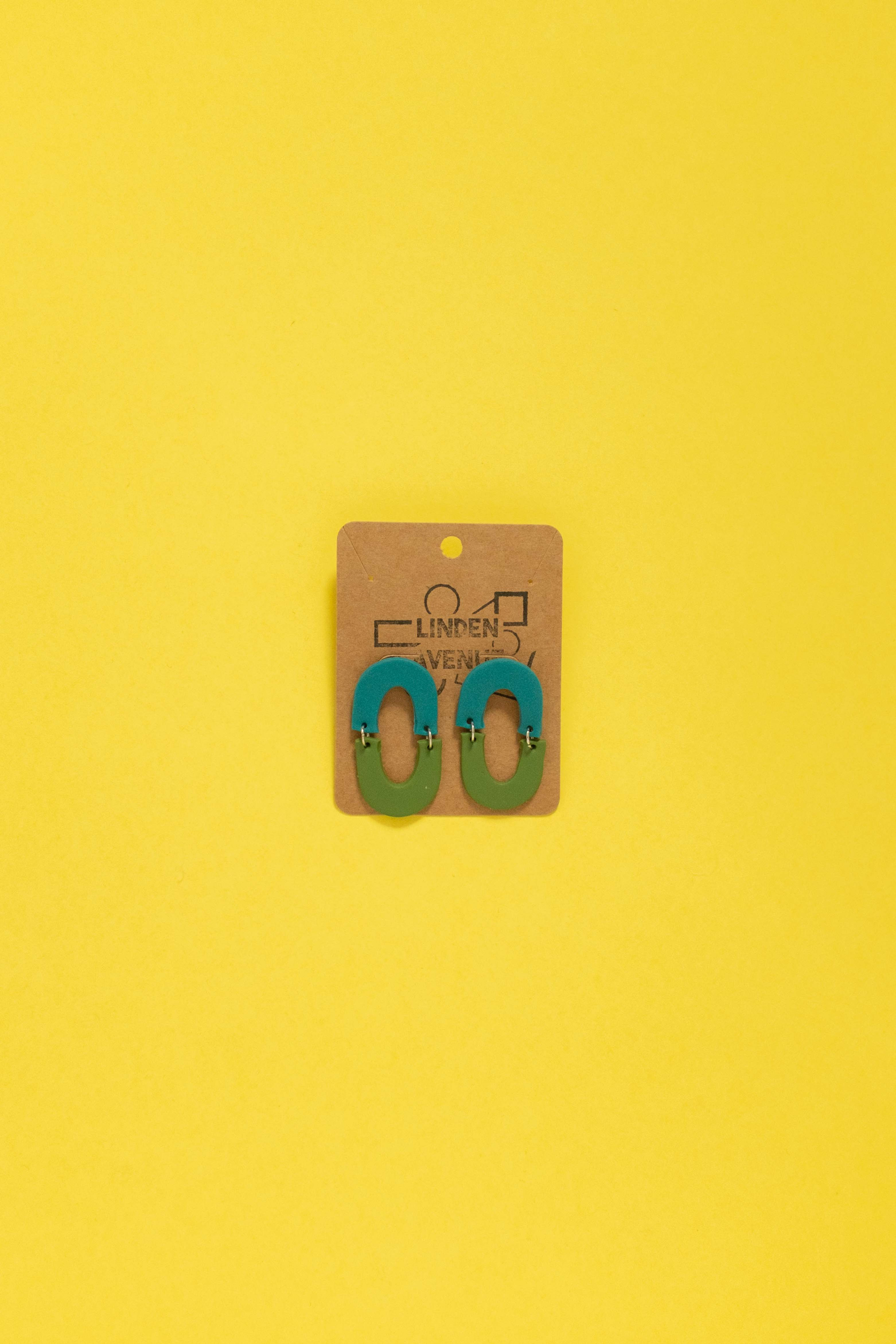 Teal and Hunter U Dangles