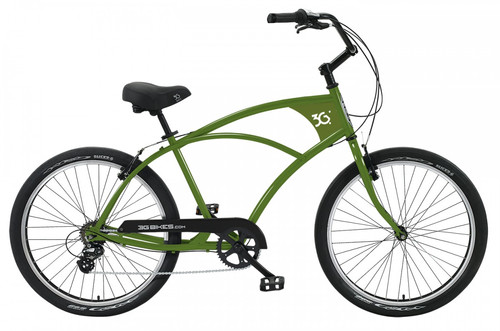 レア 3G BIKES Daytona 3G Bikes Super Lightweight Men's Beach Cruiser 3 Speed