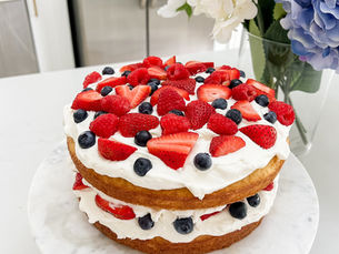 Patriotic Berry Cake