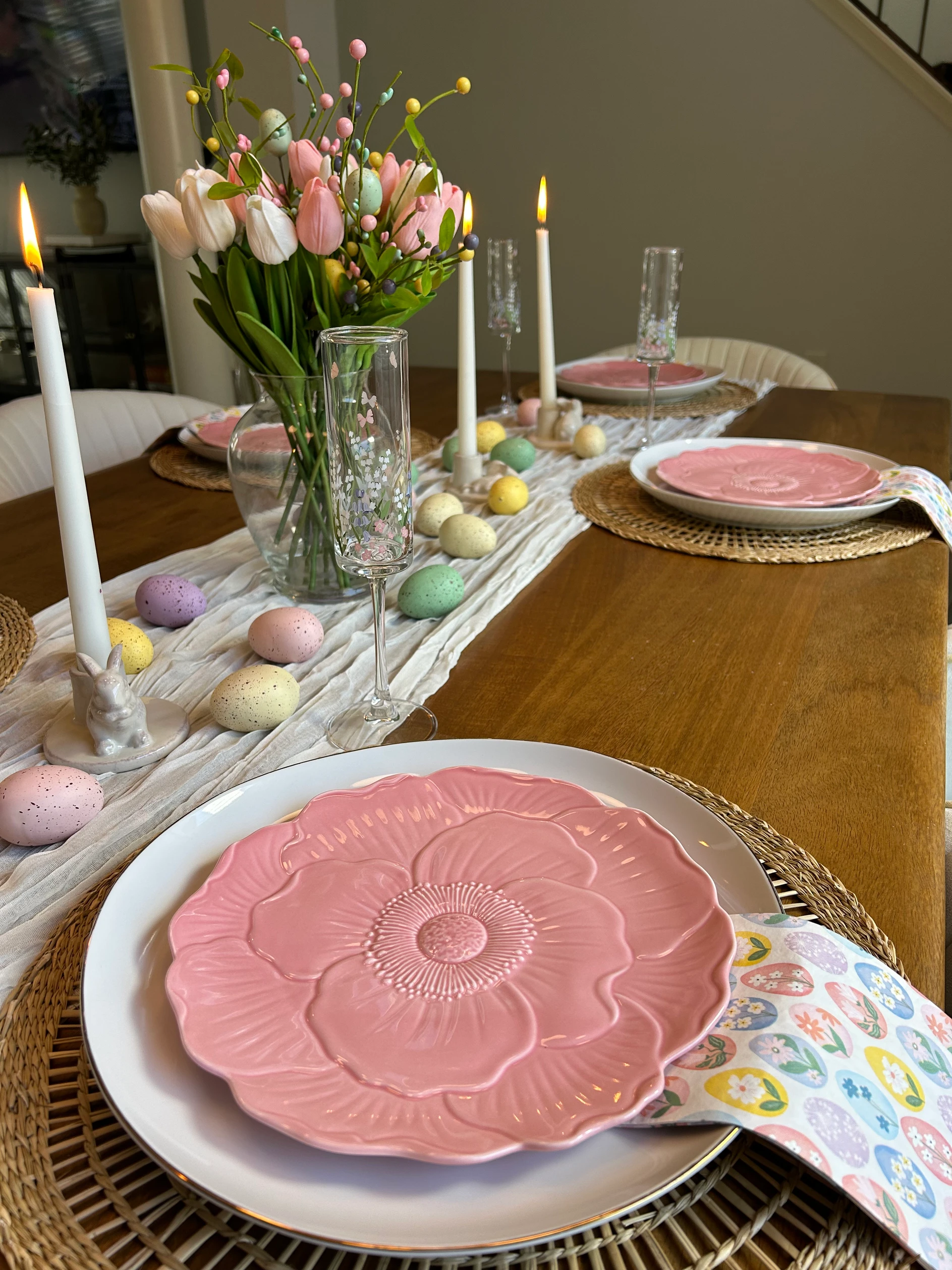 Easter table scape
