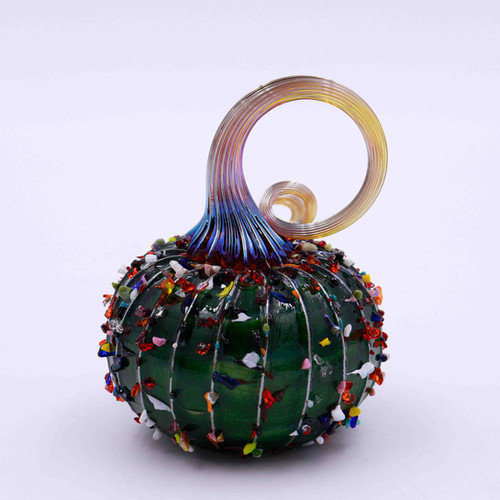 Noble Fir Christmas Tree Glass Pumpkin | Jack Pine Studio