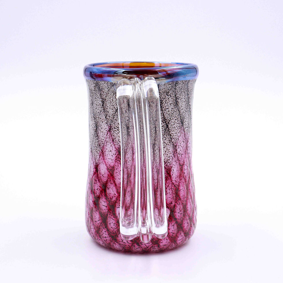 Thumbnail: Double Optic Pink Fade Glass Mug