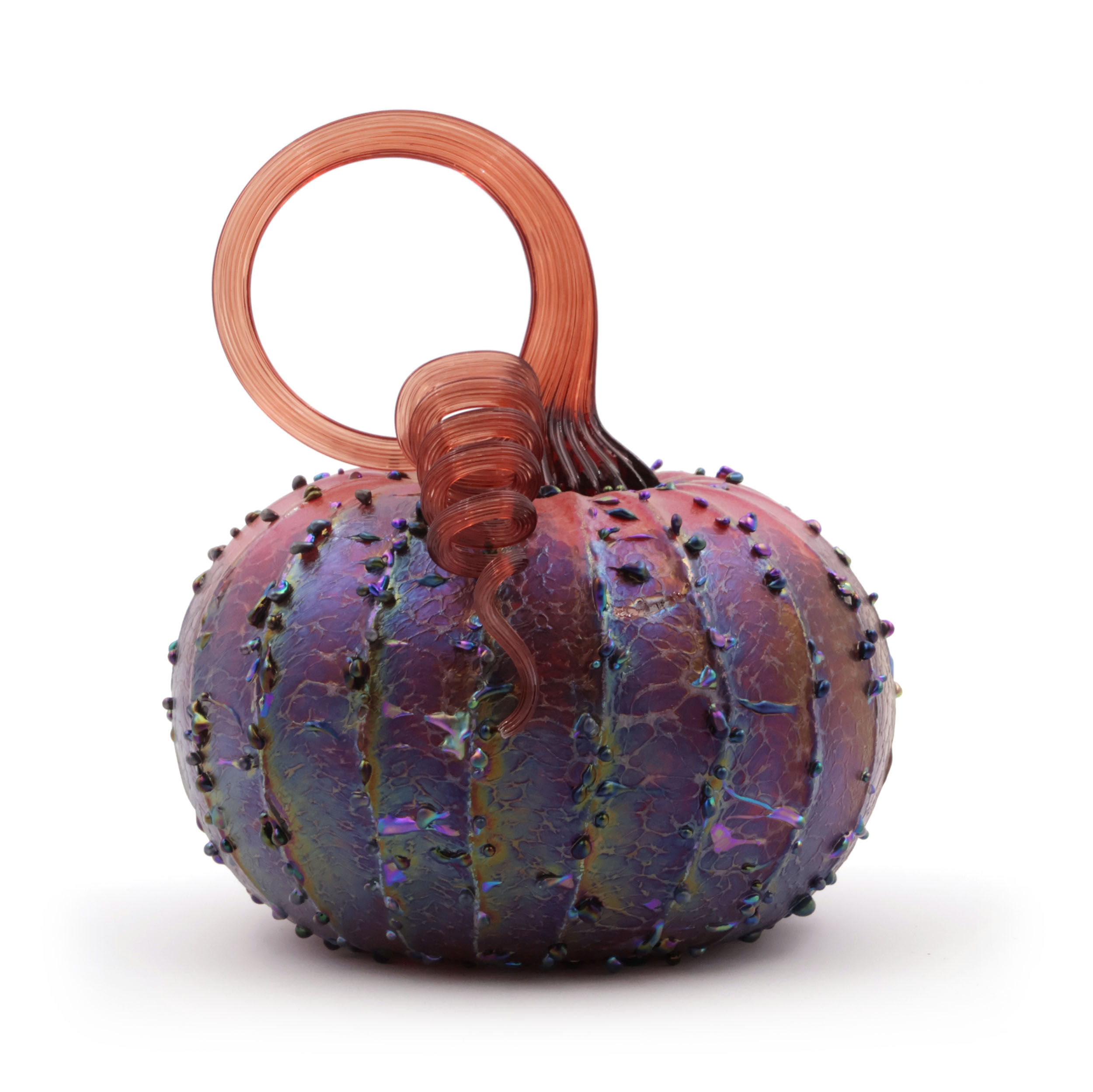 Trick or Treat Glass Pumpkin
