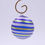 Thumbnail: Cobalt Spiral Glass Ornament