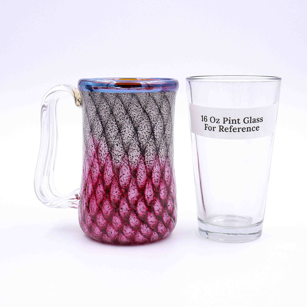 Thumbnail: Double Optic Pink Fade Glass Mug