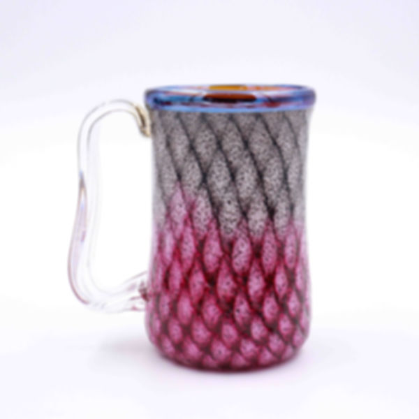 Double Optic Pink Fade Glass Mug