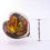 Thumbnail: Dichroic Calico Cutie Glass Heart