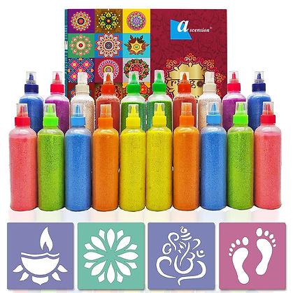 Ascension 24 Rangoli Colour Powder