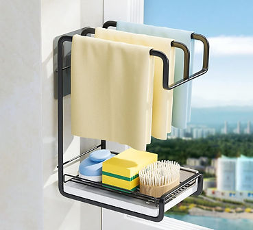 3-in-1 Kitchen Sink Organizer Rack Stand