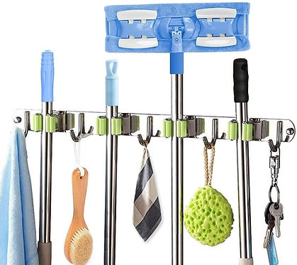 Broom and Mop Hanger