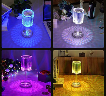 Crystal Touch & Remote Table Lamp 