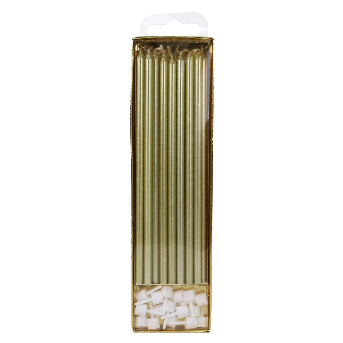 PME extra tall candles gold