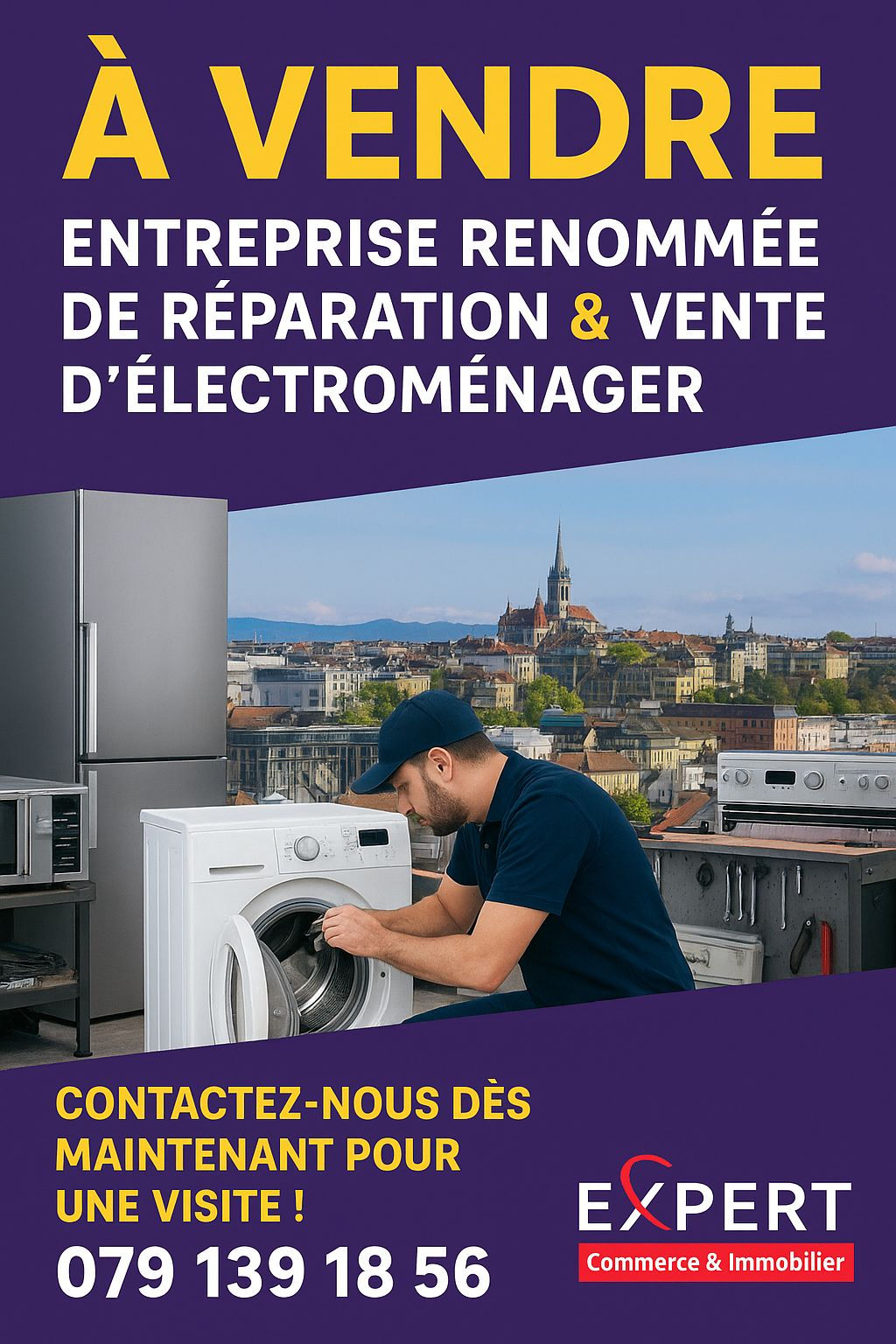 A vendre entreprise réparation électroménager