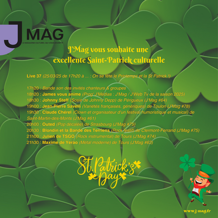 Prog' live J'Web Tv #37 (25/03/25)