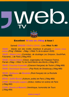 Prog' live J'Web Tv #61 (28/02/26)