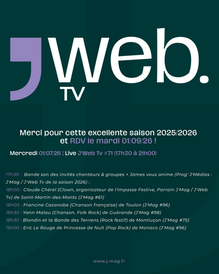 Logo J'Web TV avec programme et j'web tv replay