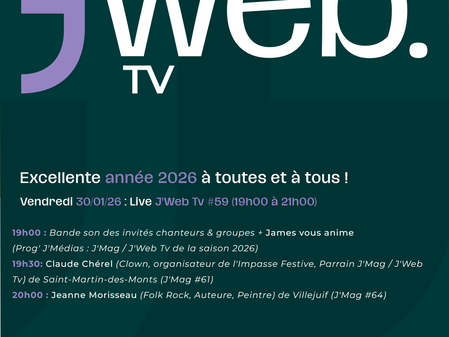 Prog' live J'Web Tv #59 (30/01/26)