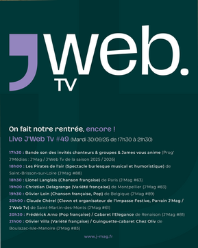 Prog' live J'Web Tv #49 (30/09/25)