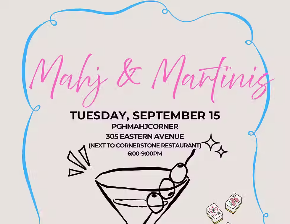 Mahj & Martinis at Cornerstone Restaurant
