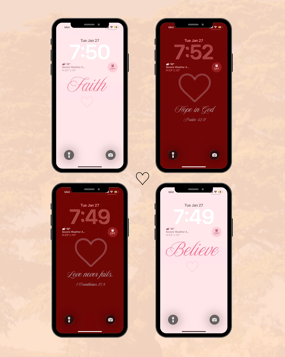 Thumbnail: Faith & Love iPhone & Android Wallpaper