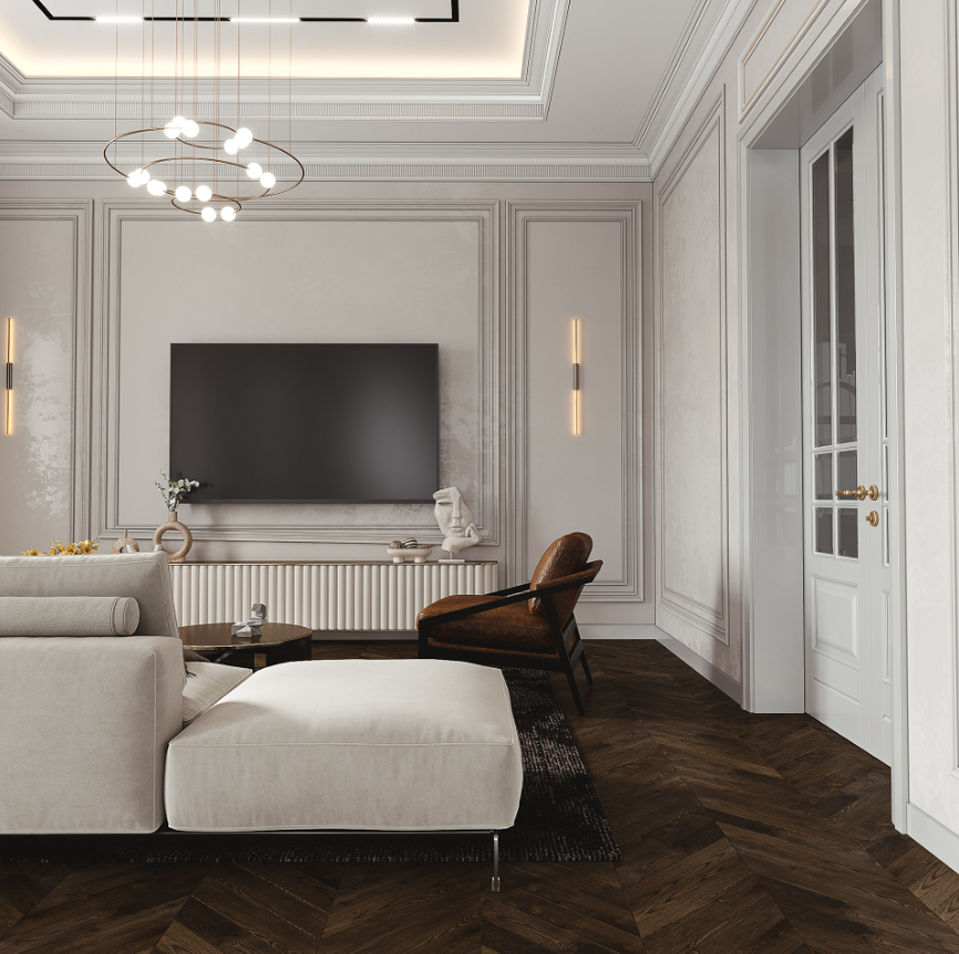 NEO-CLASSICAL LIVING ROOM