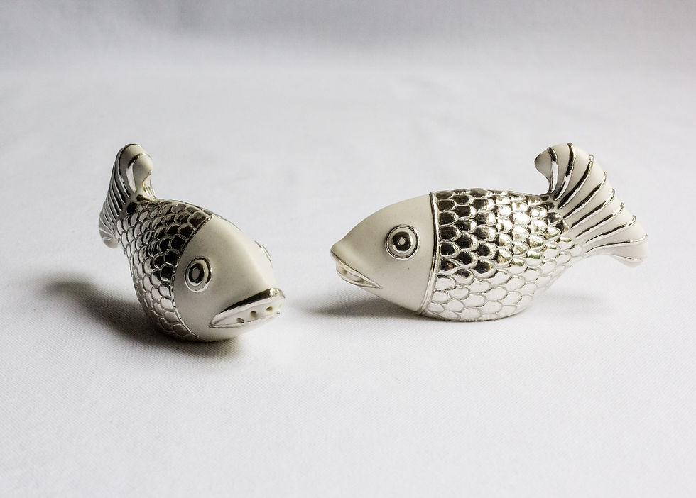 Thumbnail: Fish Salt + Pepper Shakers