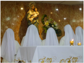Historia de la  Virgen de la Salud y las Siervas de María