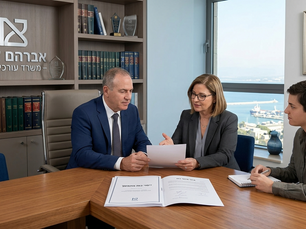 מסמכים משפטיים הנוגעים לייפוי כוח מתמשך מונחים על שולחן דיונים, המבטאים תכנון משפטי קפדני וניהול הון משפחתי.
