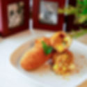 Spanish Croquette with Beef and corn