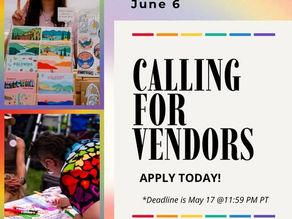 Vendor Applications open for 2026 Pride Festival