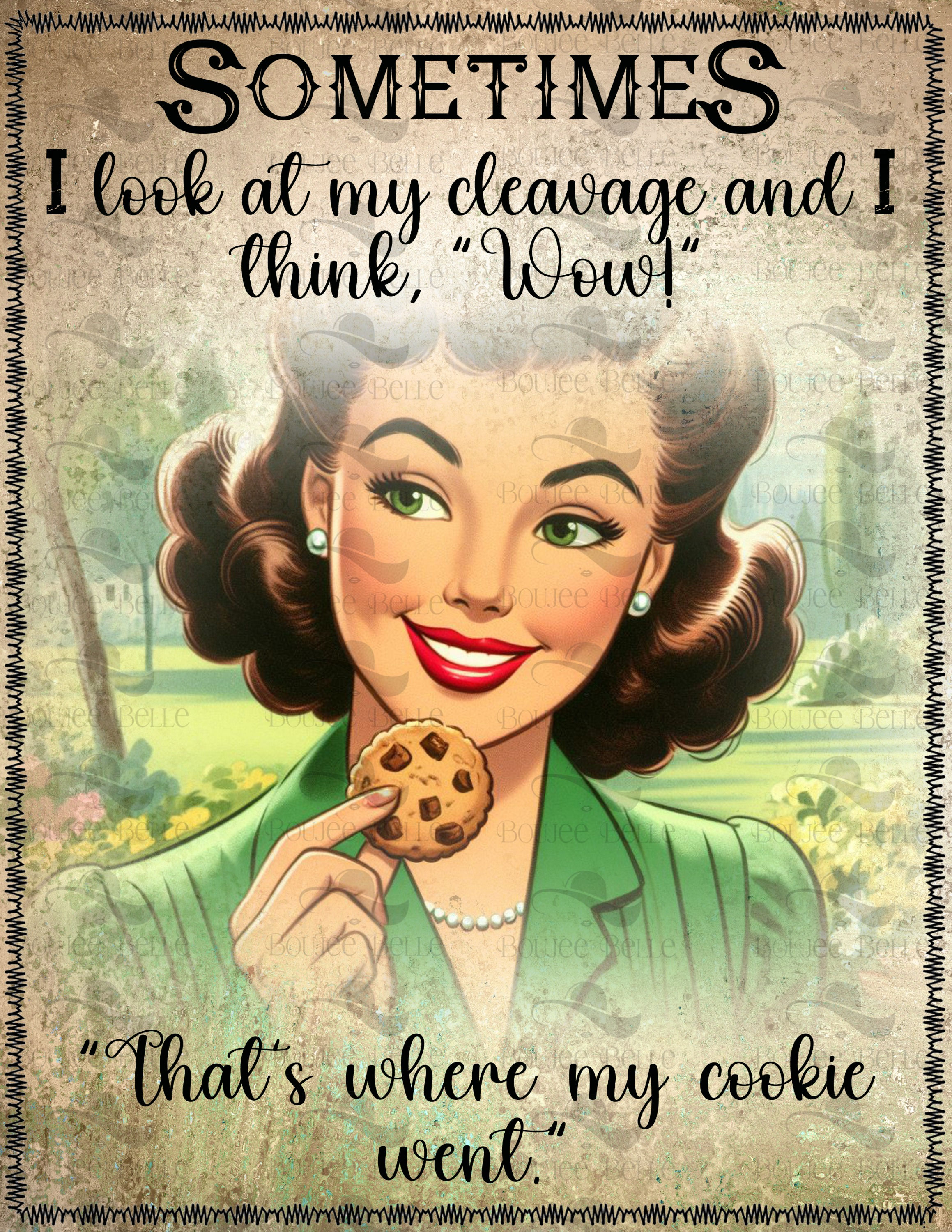 Graphic Patch - There's My Cookie 8x10.5