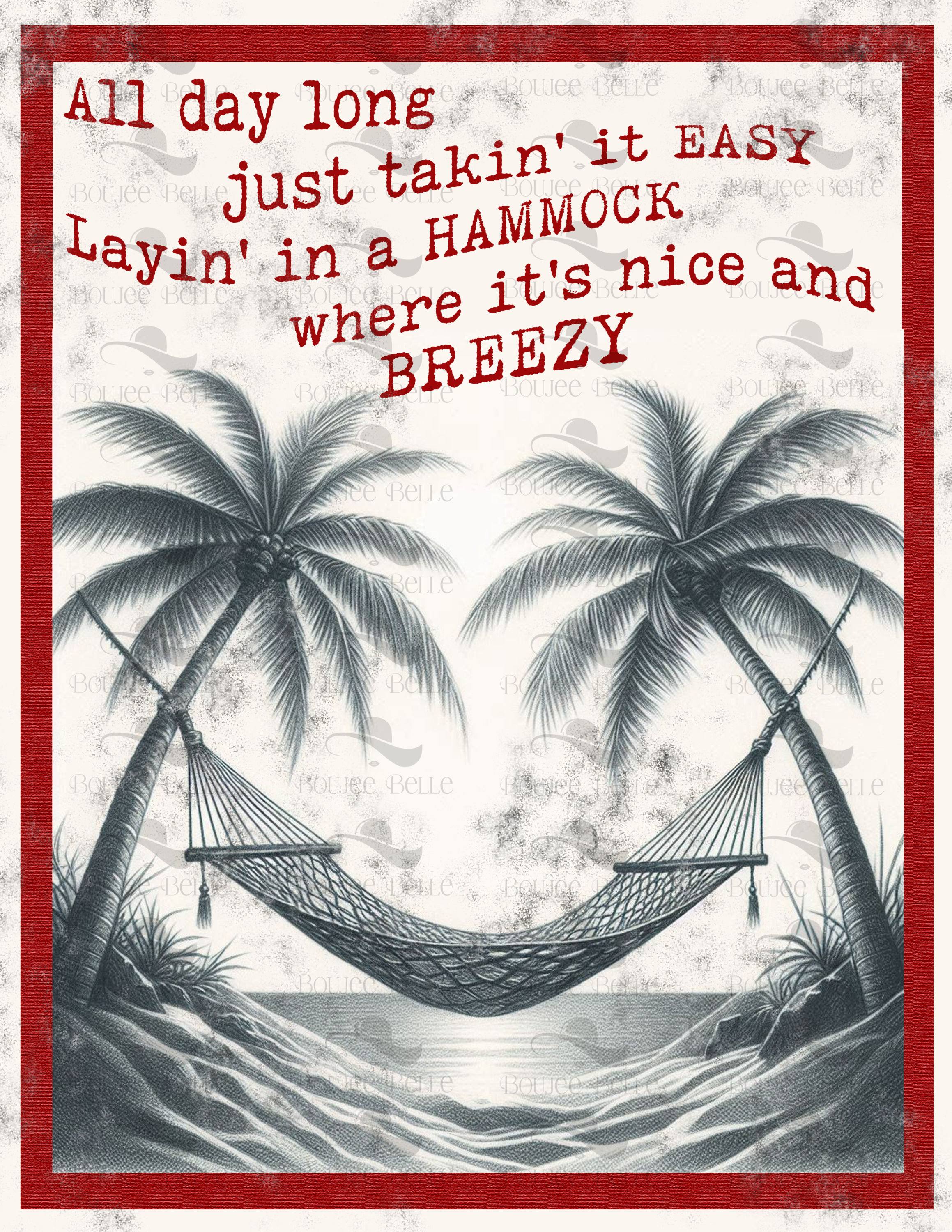 Graphic Patch - Chesney Nice and Breezy 8x10.5