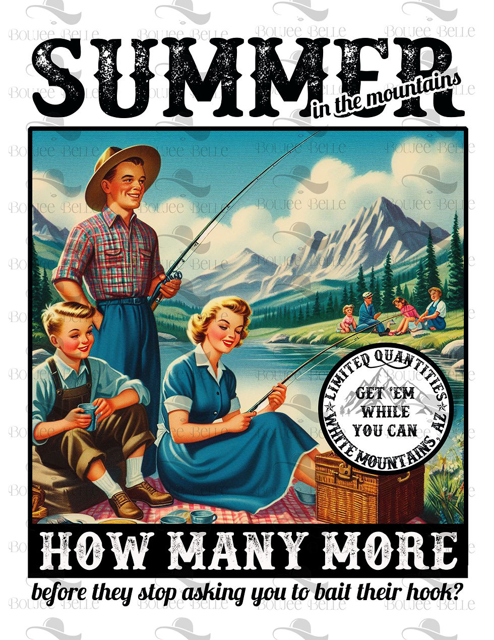 Graphic Patch - How Many More Summers With Your Kids 8x10.5