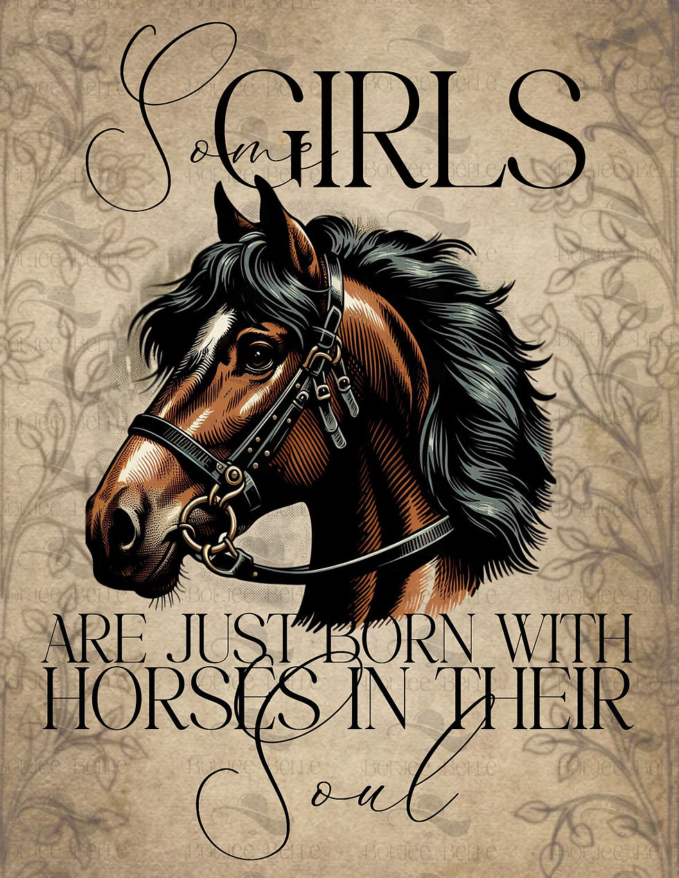 Graphic Patch - Horses in Her Soul 8x10.5