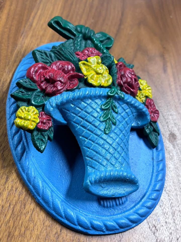 Thumbnail: Cast Iron Floral Door Knocker