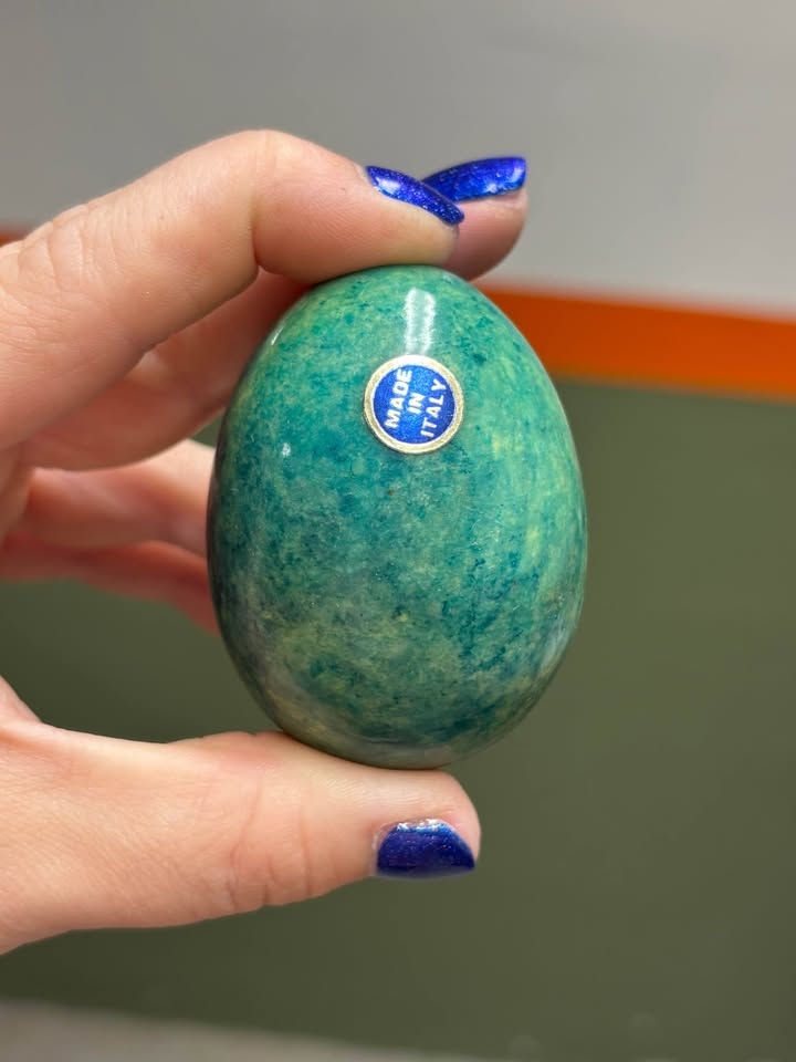 Thumbnail: Multicolor Stone Eggs Made In Italy Alabaster Marble