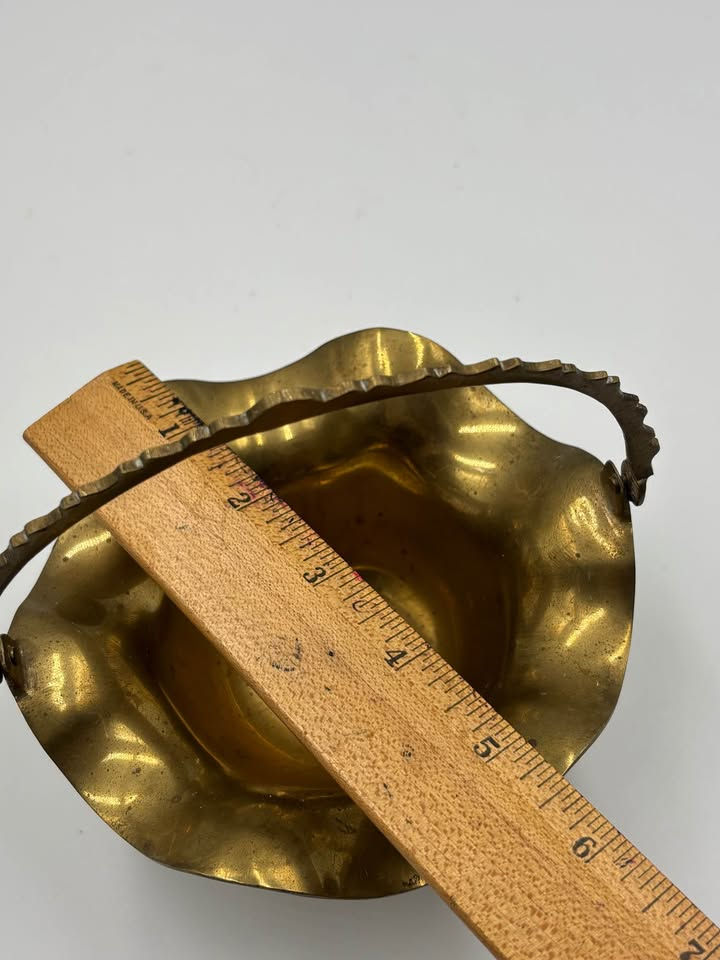 Thumbnail: Brass Basket Bowl