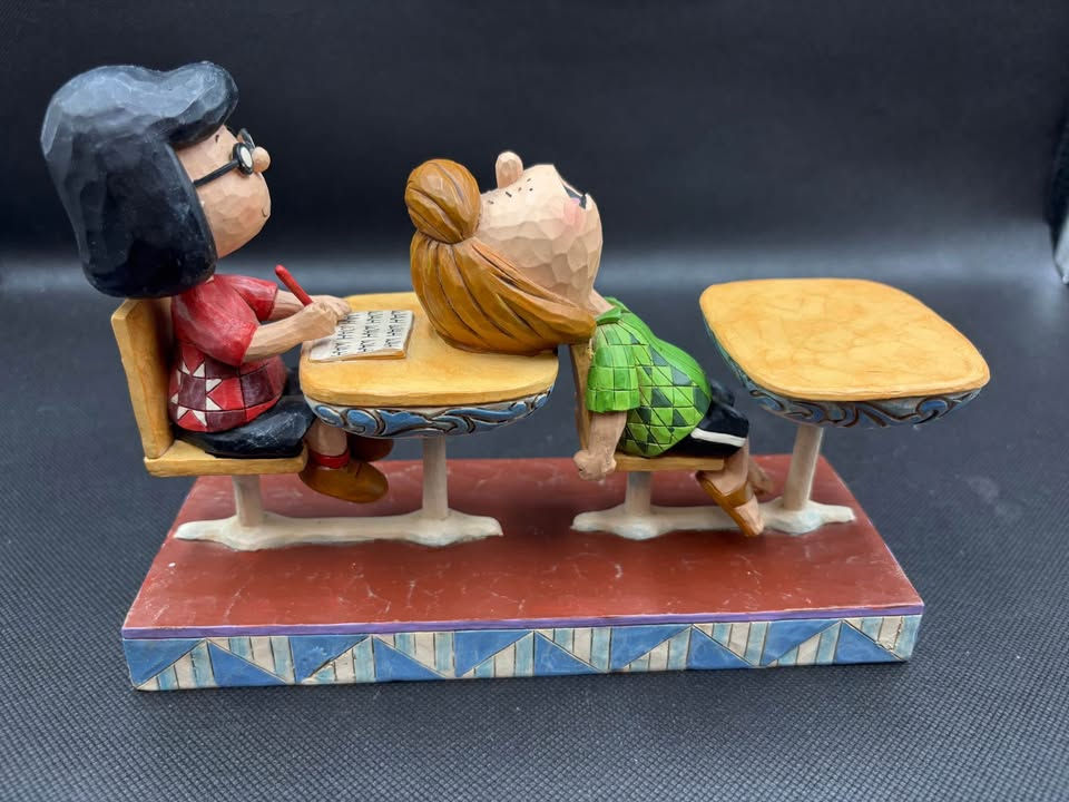 Jim Shore Peanuts Figure “School Days”