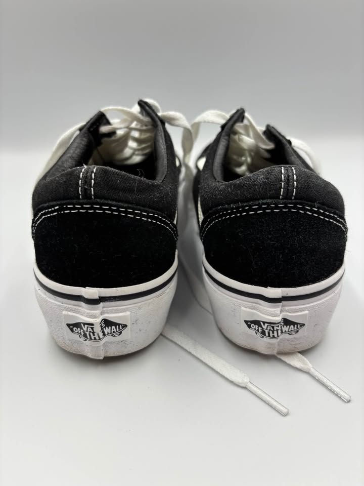 Thumbnail: Black and White Vans 4/5.5