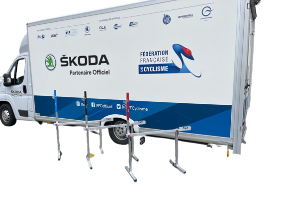 Miniatura: Pie de montaje de bicicleta