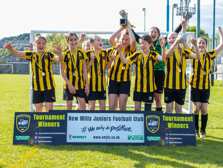 U11s girls tournament champions.